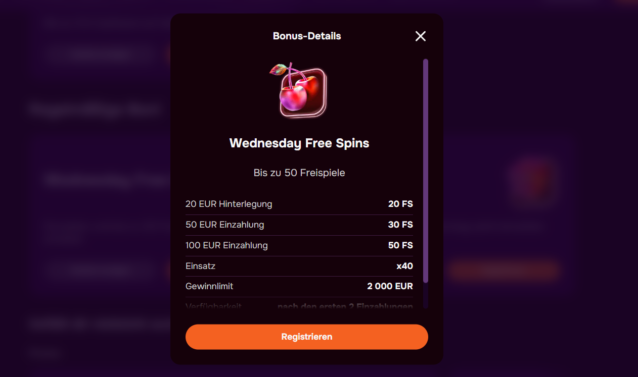 populair reload-bonus bij LuckyHills Casino